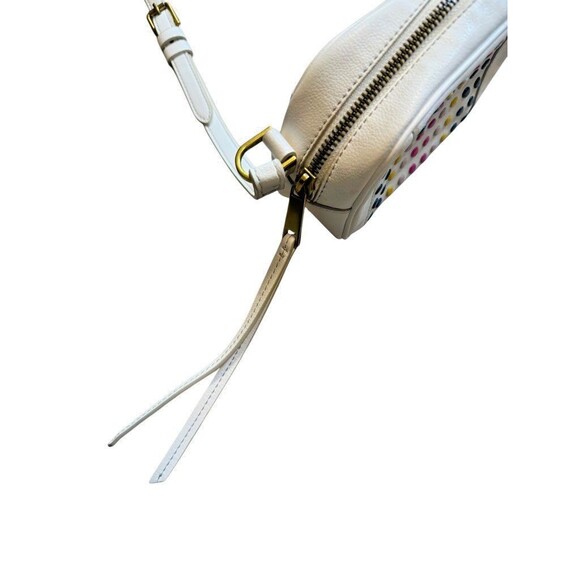 Fossil Maisie White Colored Dots Oval Crossbody Bag $118 MSRP Boho - Cute - Picture 10 of 10